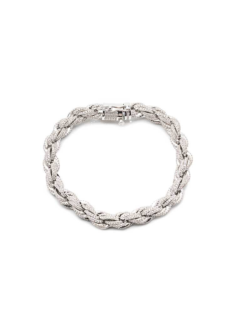 DIAMOND BRAID BRACELET