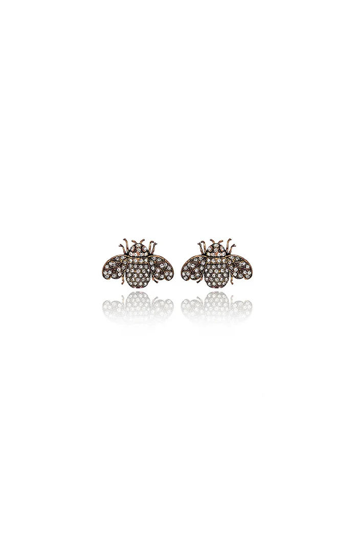 BE BEE EARRINGS WITH PEARL