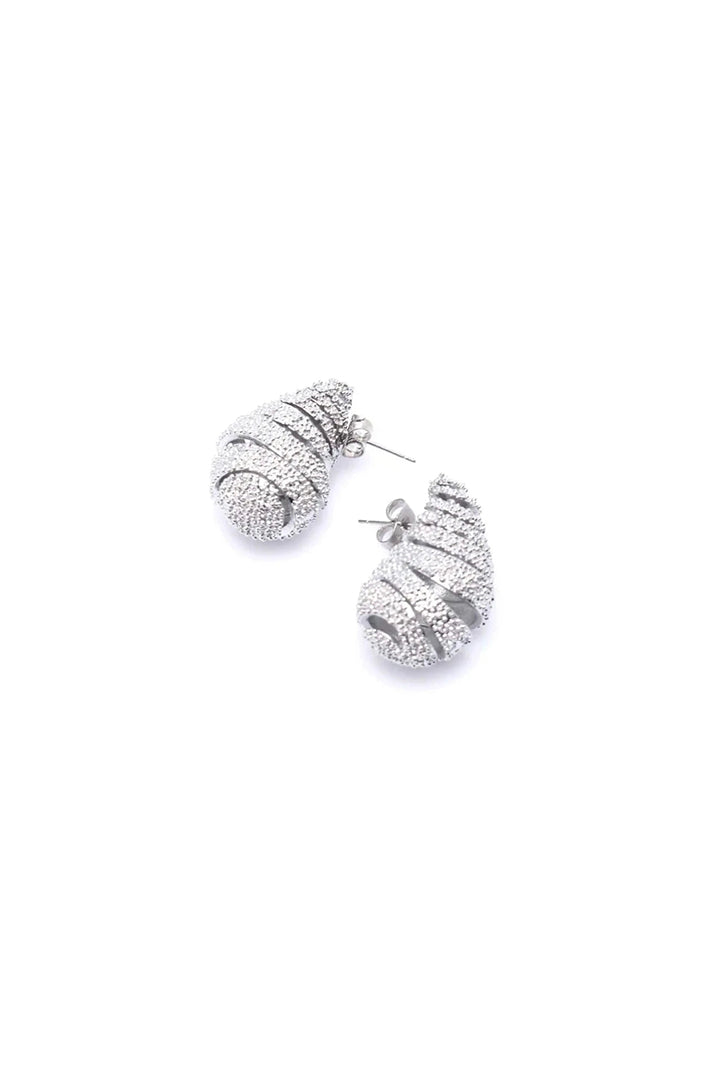 SILVER HIVE EARRINGS