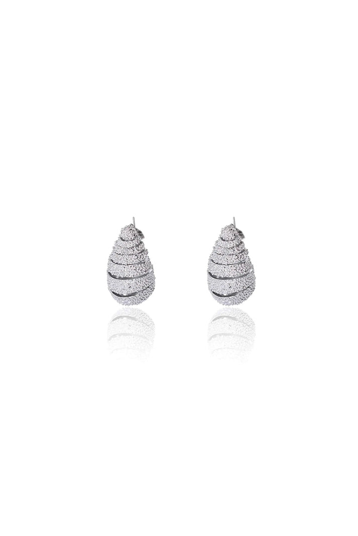 SILVER HIVE EARRINGS