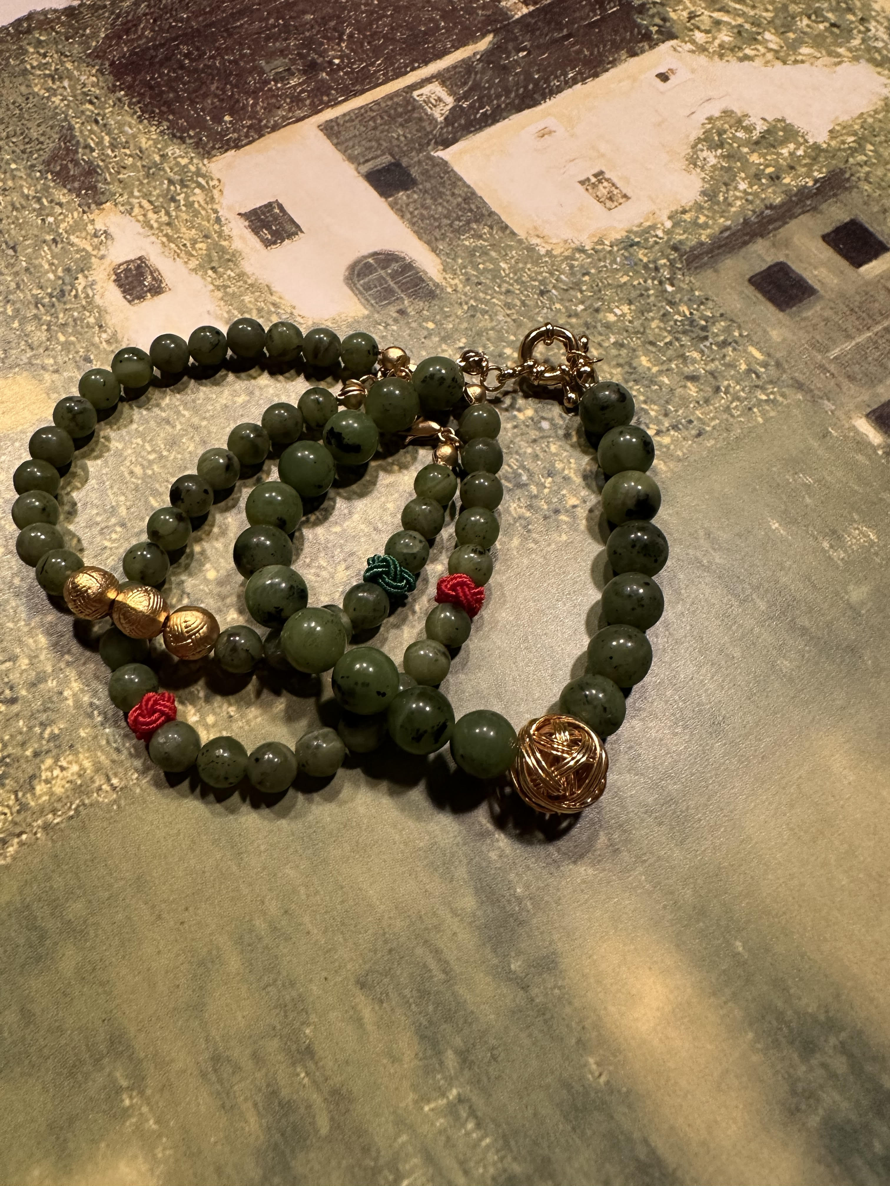 TRIPLE GREEN BRACELET