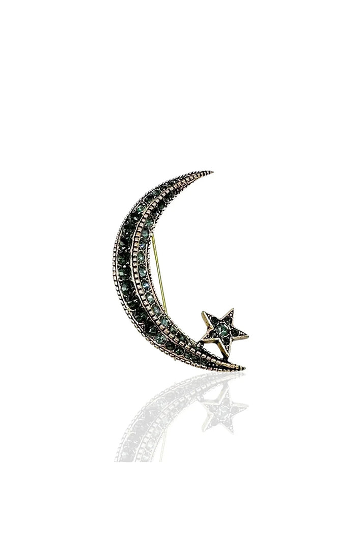 CRESCENT BROOCH